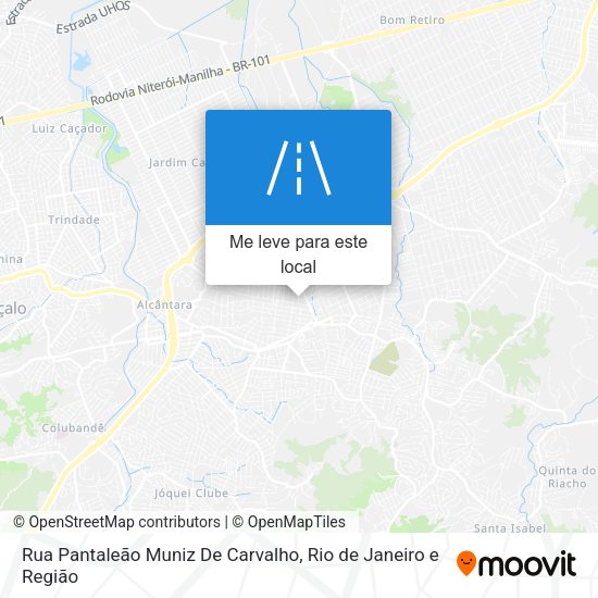 Rua Pantaleão Muniz De Carvalho mapa