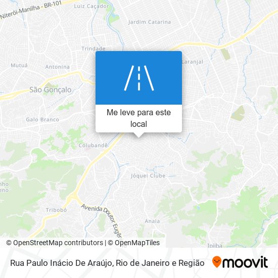 Rua Paulo Inácio De Araújo mapa