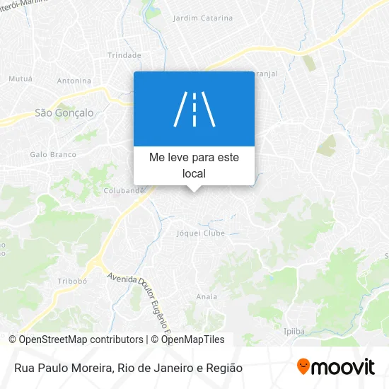 Rua Paulo Moreira mapa