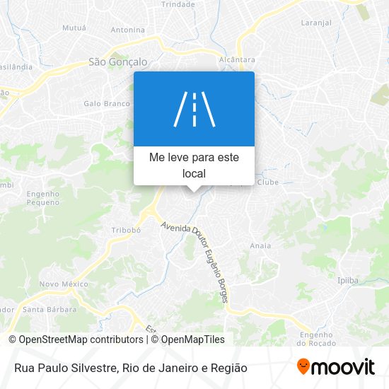 Rua Paulo Silvestre mapa