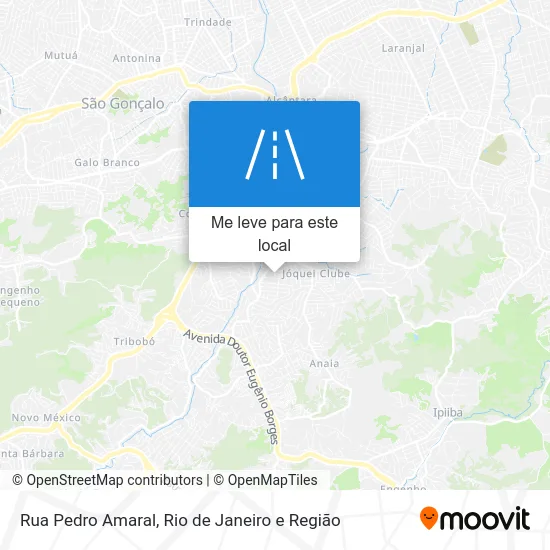 Rua Pedro Amaral mapa