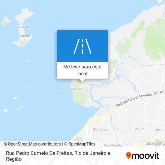 Rua Pedro Camelo De Freitas mapa