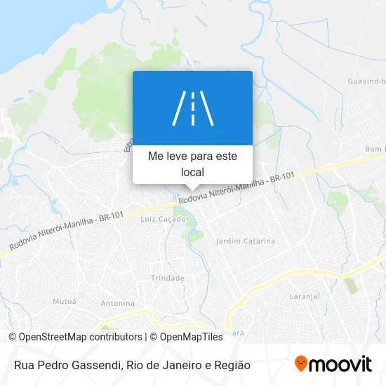 Rua Pedro Gassendi mapa