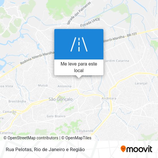 Rua Pelotas mapa