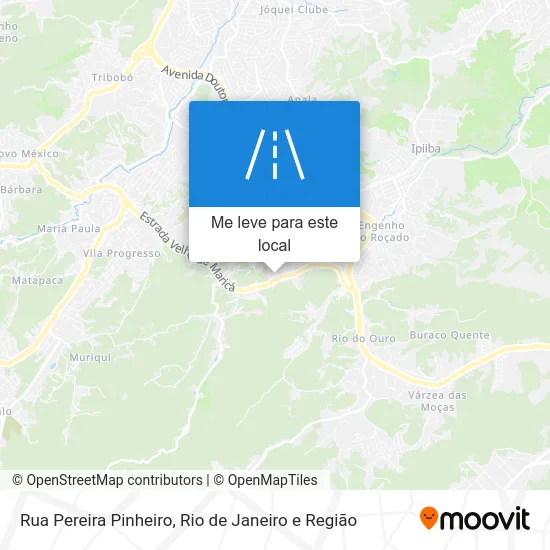 Rua Pereira Pinheiro mapa