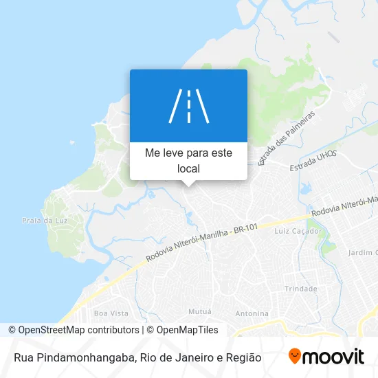 Rua Pindamonhangaba mapa