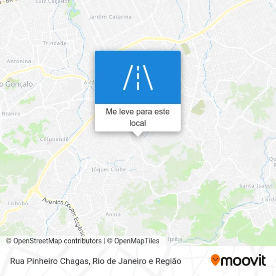 Rua Pinheiro Chagas mapa