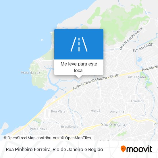 Rua Pinheiro Ferreira mapa