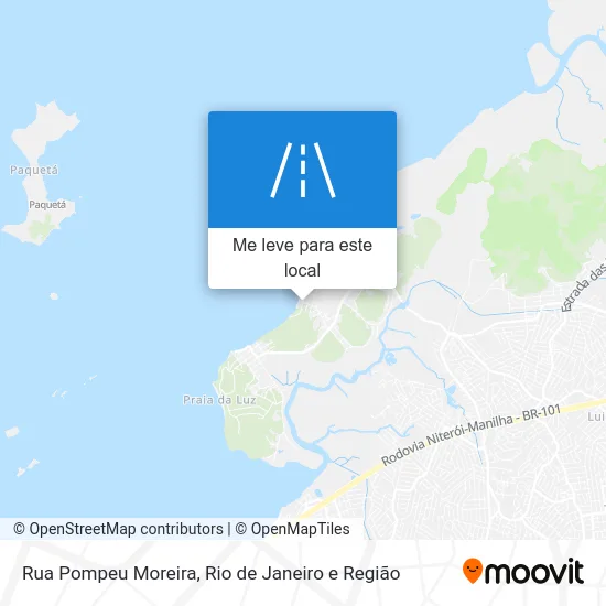 Rua Pompeu Moreira mapa