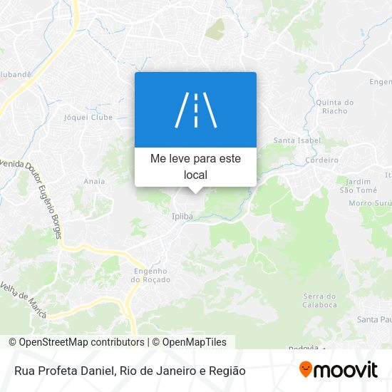Rua Profeta Daniel mapa