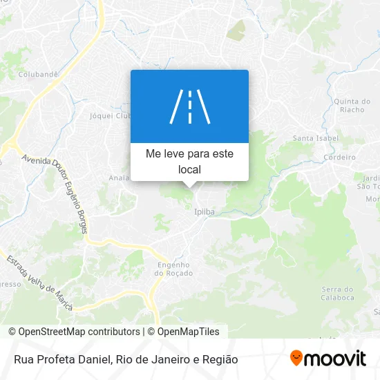 Rua Profeta Daniel mapa