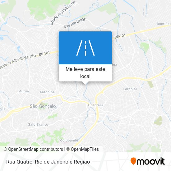 Rua Quatro mapa