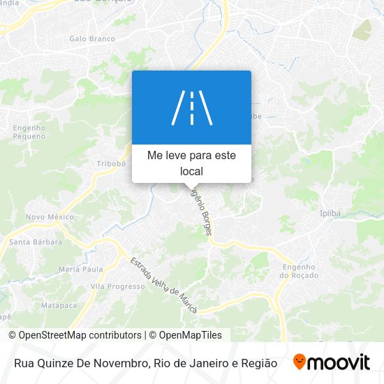 Rua Quinze De Novembro mapa