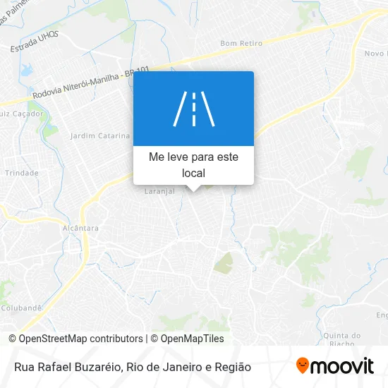 Rua Rafael Buzaréio mapa