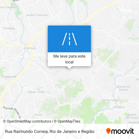 Rua Raimundo Correia mapa
