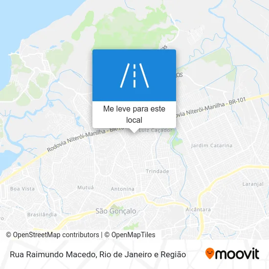 Rua Raimundo Macedo mapa