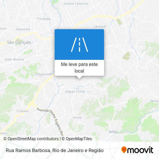 Rua Ramos Barbosa mapa