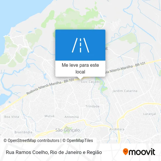 Rua Ramos Coelho mapa