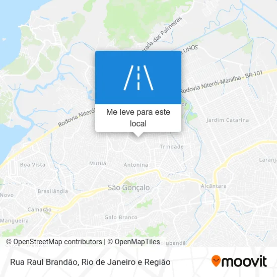 Rua Raul Brandão mapa