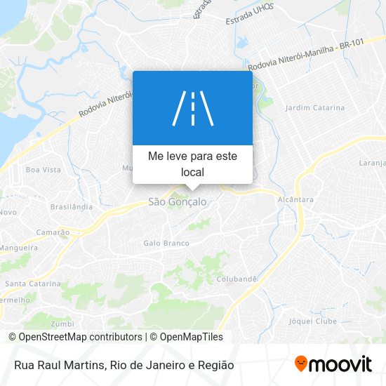 Rua Raul Martins mapa