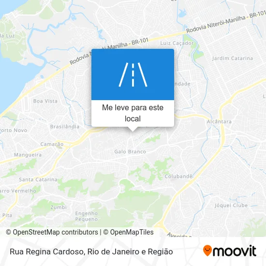 Rua Regina Cardoso mapa