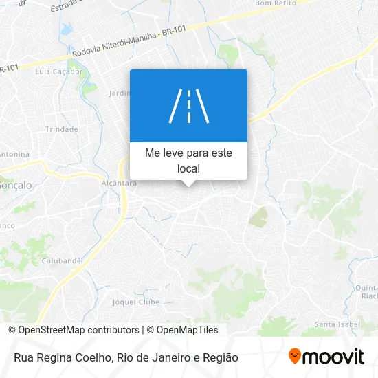 Rua Regina Coelho mapa