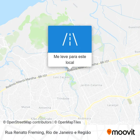 Rua Renato Freming mapa