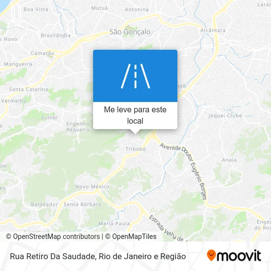 Rua Retiro Da Saudade mapa