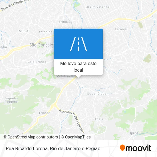 Rua Ricardo Lorena mapa