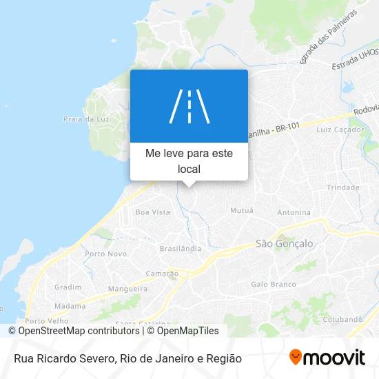 Rua Ricardo Severo mapa