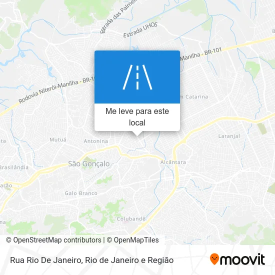 Rua Rio De Janeiro mapa
