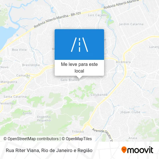 Rua Riter Viana mapa