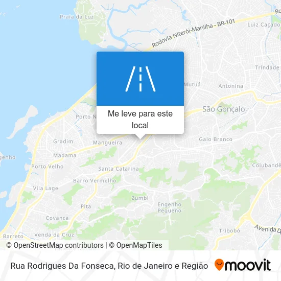 Rua Rodrigues Da Fonseca mapa