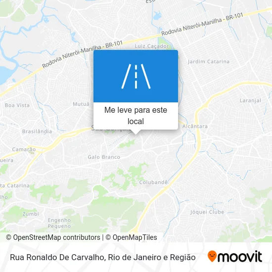 Rua Ronaldo De Carvalho mapa