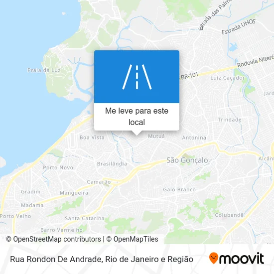 Rua Rondon De Andrade mapa