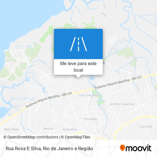 Rua Rosa E Silva mapa