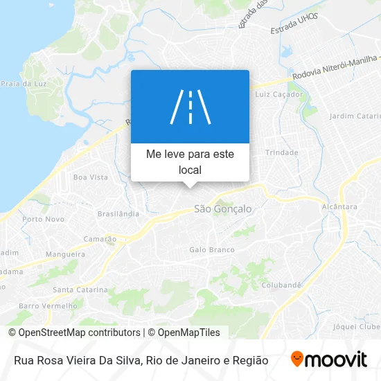 Rua Rosa Vieira Da Silva mapa