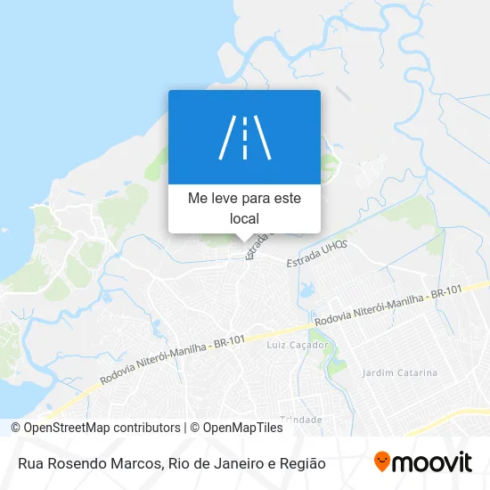 Rua Rosendo Marcos mapa