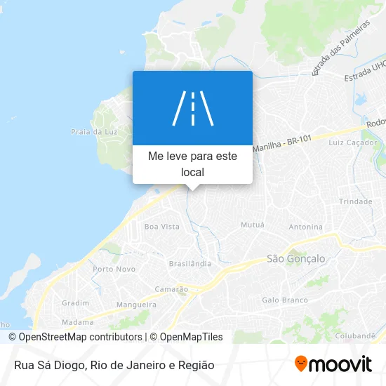 Rua Sá Diogo mapa