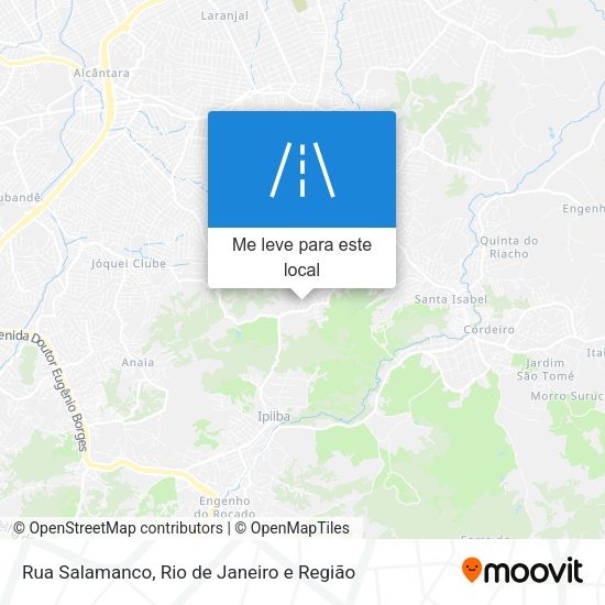 Rua Salamanco mapa