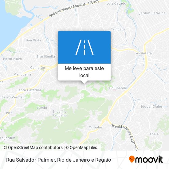 Rua Salvador Palmier mapa