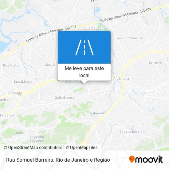 Rua Samuel Barreira mapa