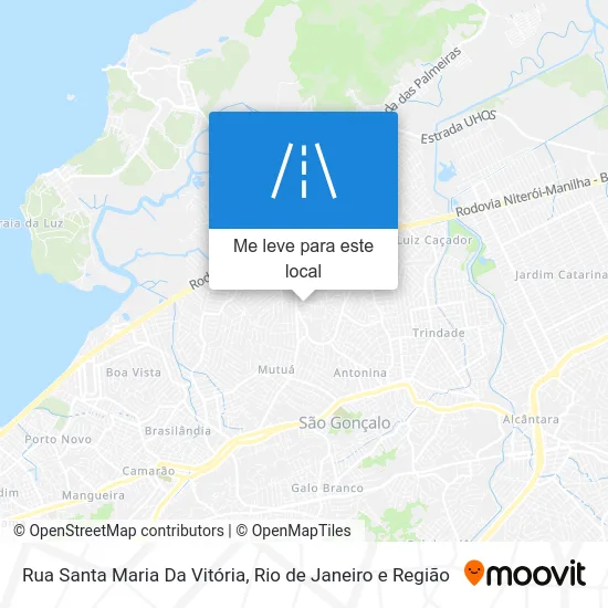 Rua Santa Maria Da Vitória mapa