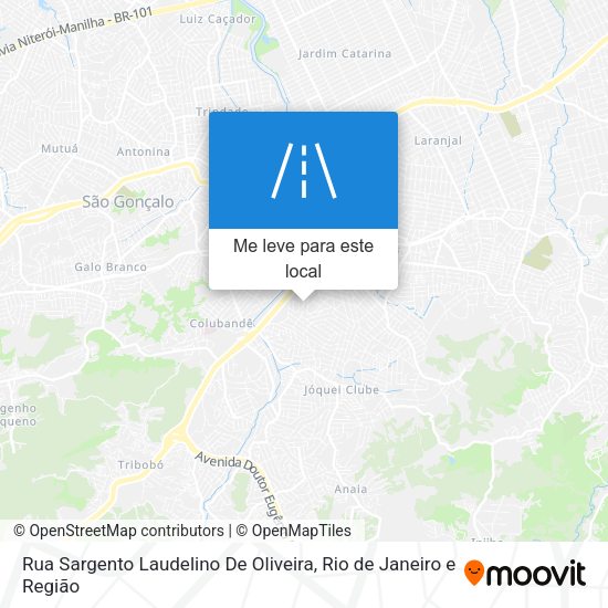 Rua Sargento Laudelino De Oliveira mapa