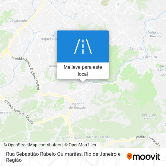 Rua Sebastião Rabelo Guimarães mapa