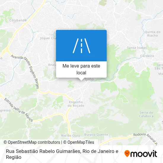 Rua Sebastião Rabelo Guimarães mapa