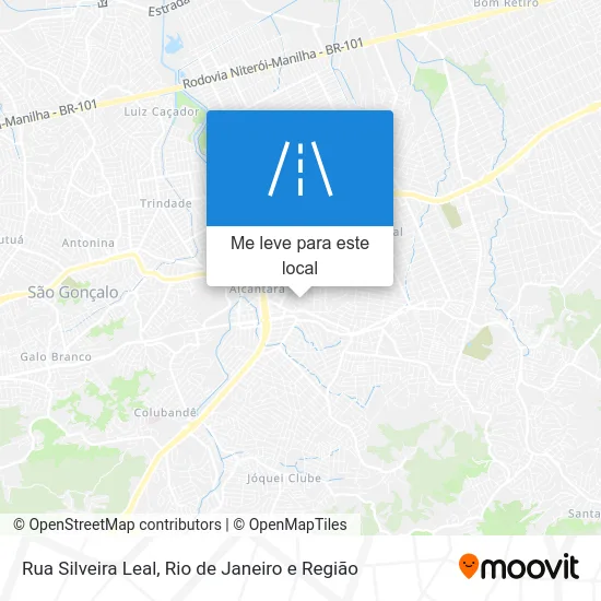 Rua Silveira Leal mapa