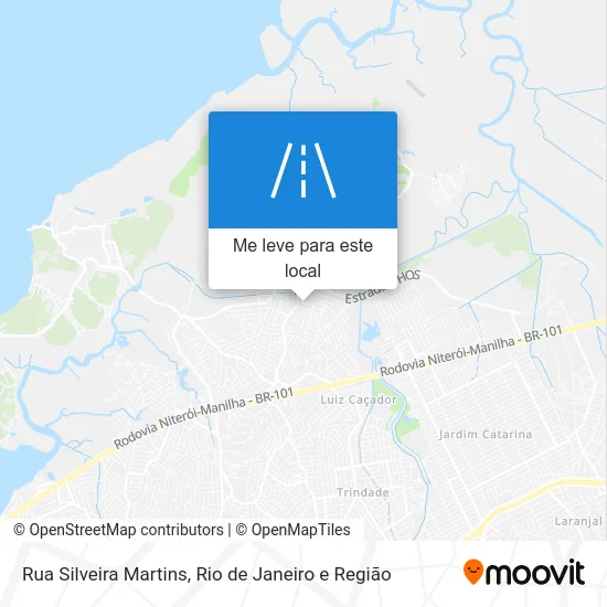 Rua Silveira Martins mapa