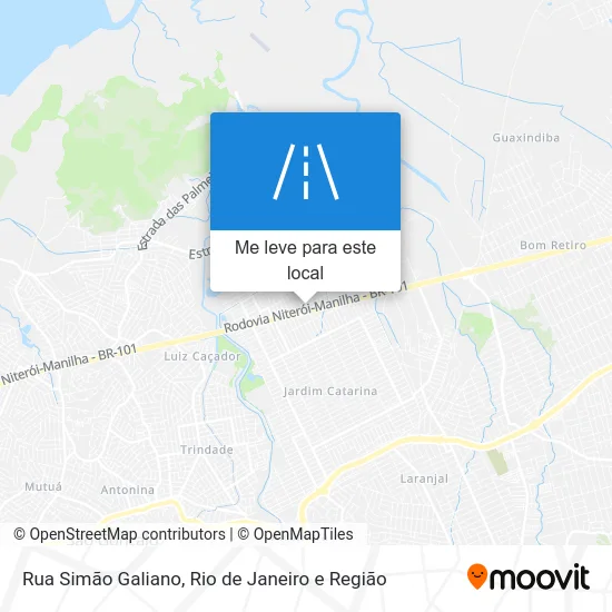 Rua Simão Galiano mapa