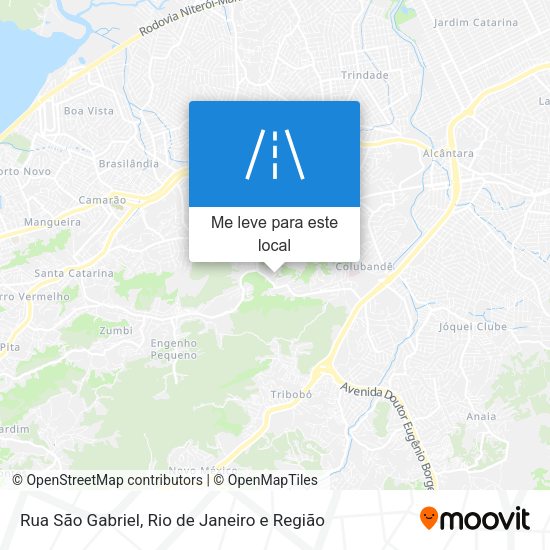Rua São Gabriel mapa